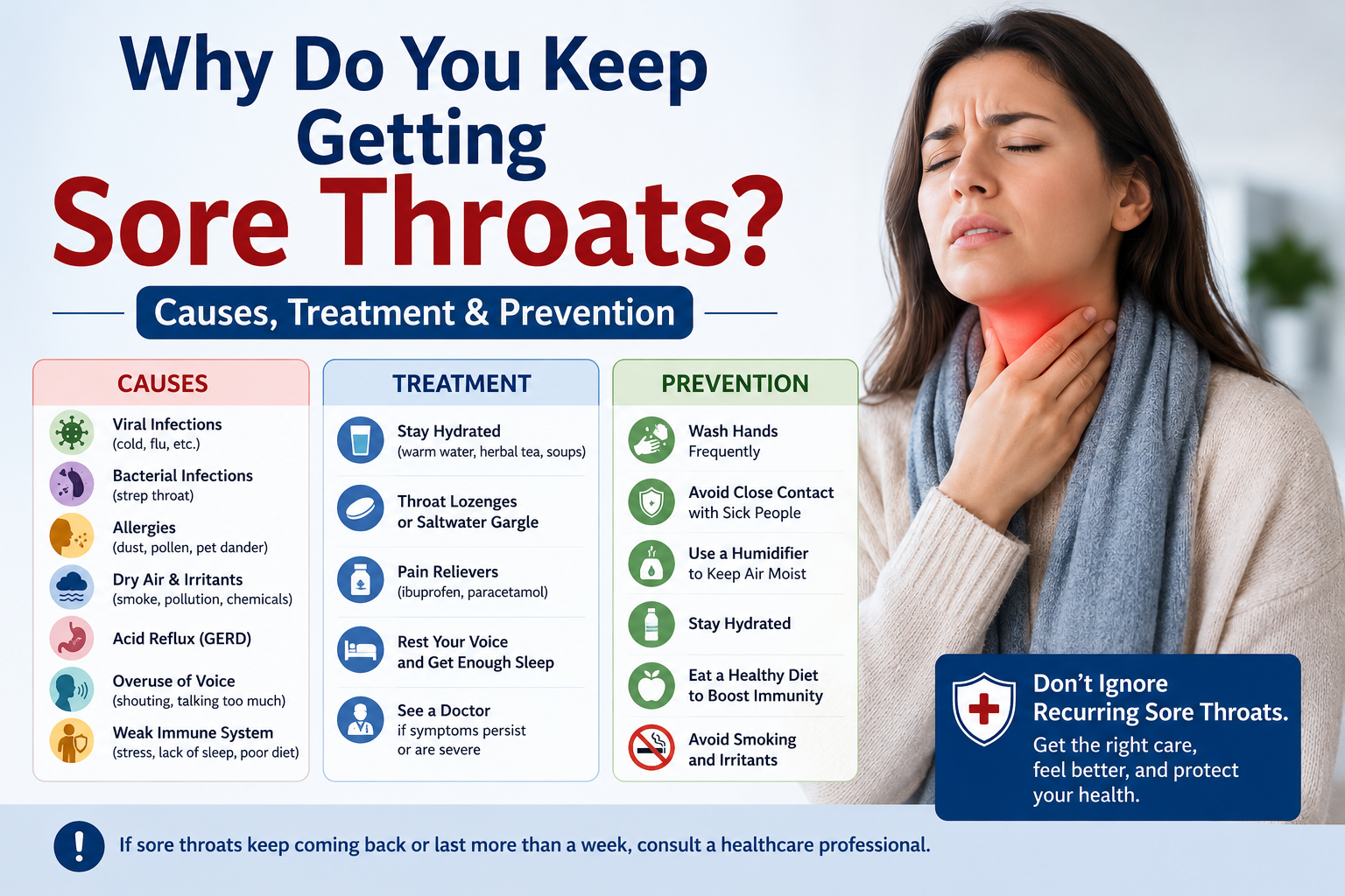 Recurring Sore Throats