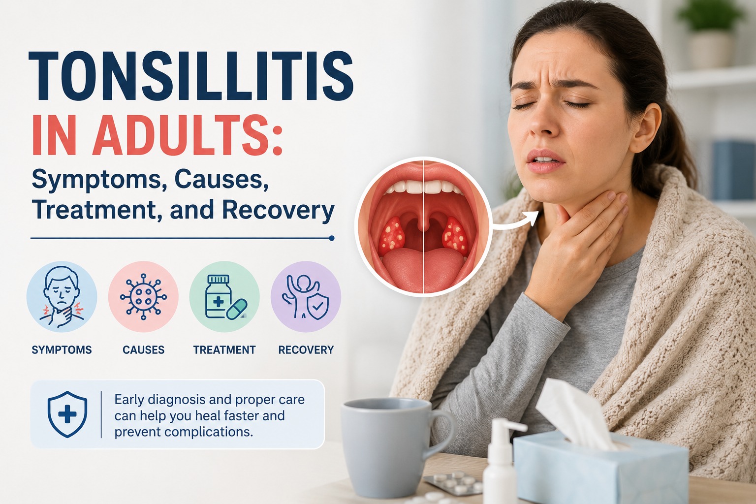 Tonsillitis in Adults
